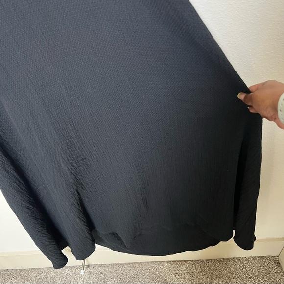 Eloquii Women Plus Size Maxi Dress 3X Black Tie Open Back Cottage Boho 22 - Picture 2 of 11